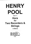 Hora for Two Recorders & Strings (Full score)